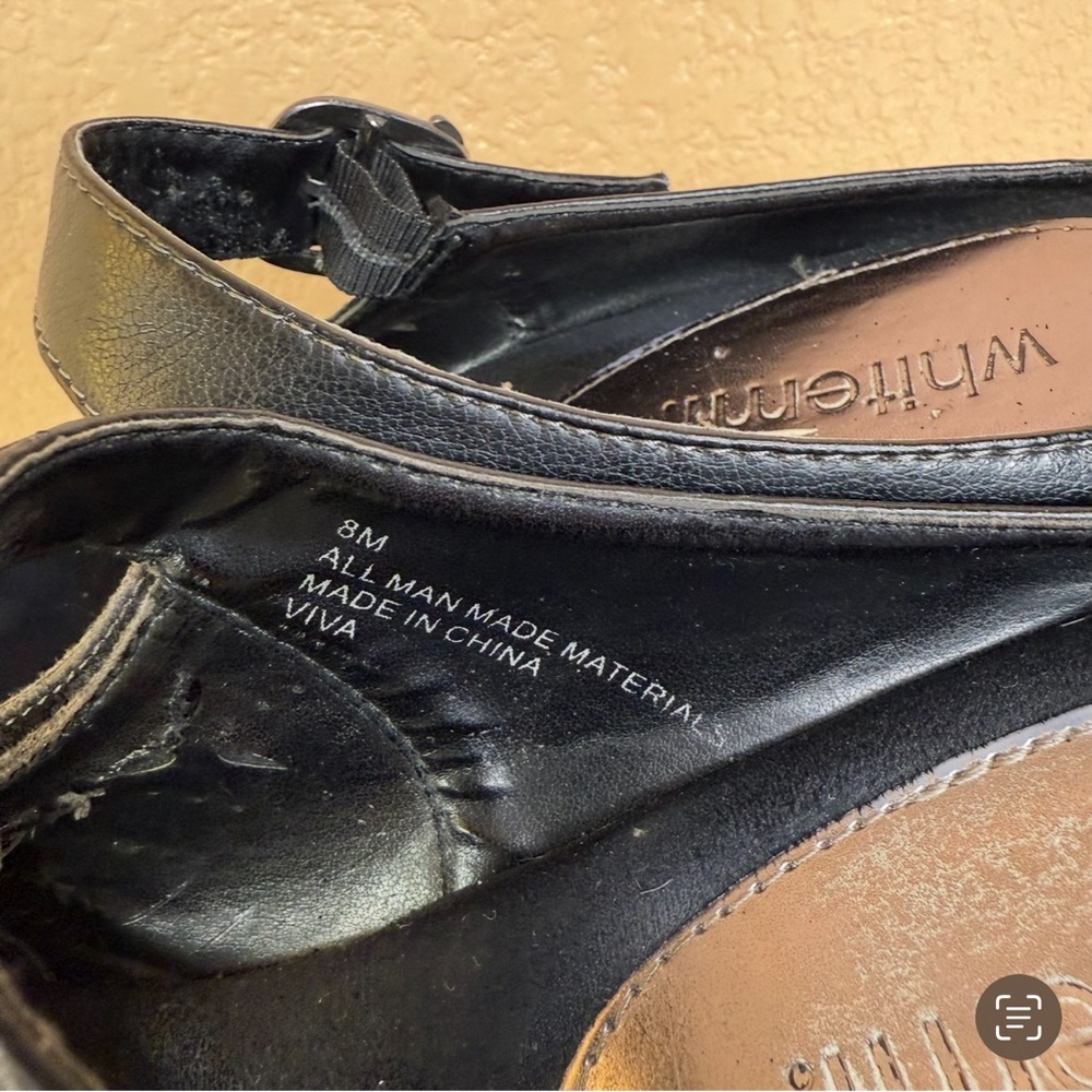 White Mountain Peep-Toe Clogs - image 6